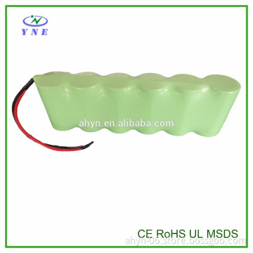 Nickel Metal hydride rechargeable battery SC 1500mAh 7.2 V